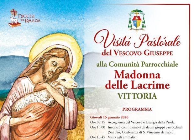 Da giovedì 15 gennaio il Vescovo in Visita Pastorale alla comunità parrocchiale Madonna delle Lacrime di Vittoria