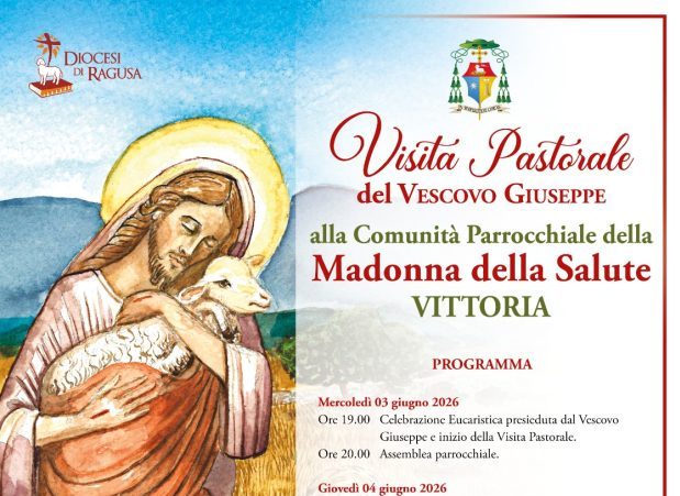 Da mercoledì 3 giugno il Vescovo in visita pastorale alla comunità parrocchiale Madonna della Salute di Vittoria