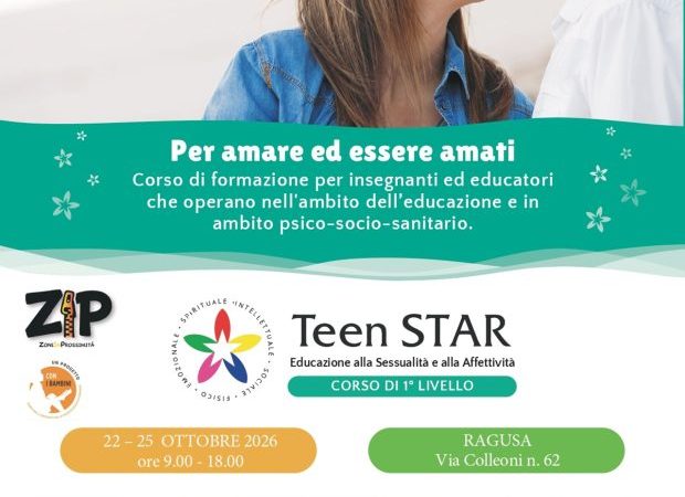 Un percorso educativo su affettività e sessualità con l’esperienza dei formatori Teen STAR